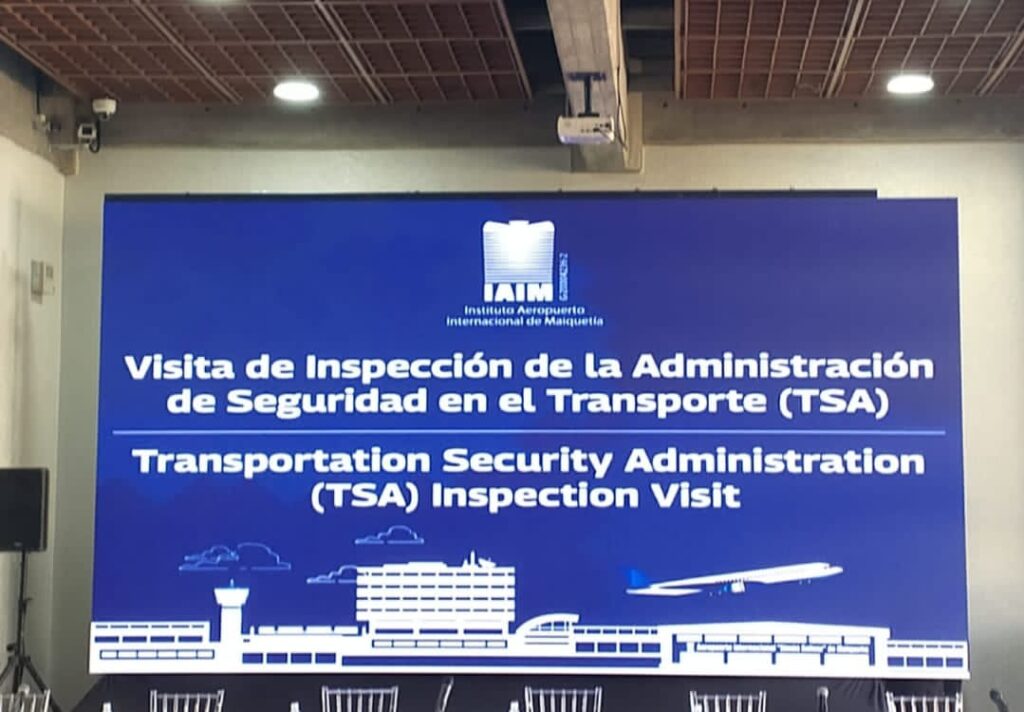 Administración de Seguridad en el Transporte de EEUU inspecciona Maiquetía ante expectativa de reapertura aérea