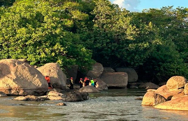 Autoridades inician rastreo a pie para hallar a la niña desaparecida en balneario de Amazonas