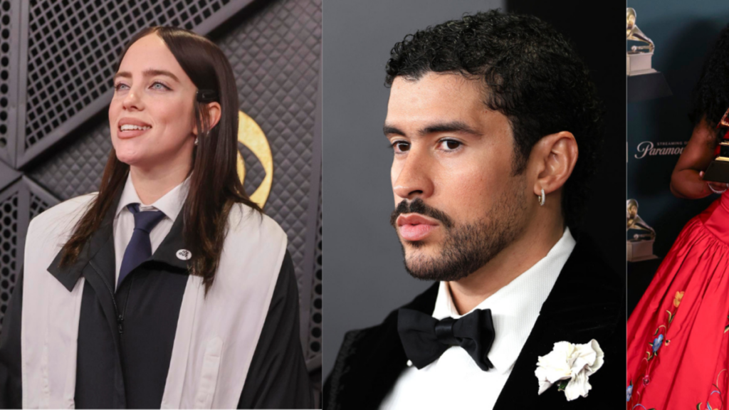 Bad Bunny, Billie Eilish y SZA son algunos de los artistas que alzaron la voz en los Grammys 2026 con mensajes en contra de las redadas: 'Fuera ICE'