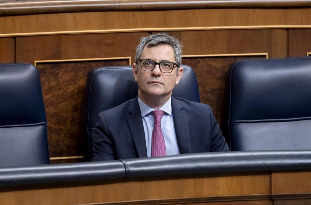 Bolaños afirma que "Feijóo por fin habla claro y dice las mismas cosas que Vox": "Caretas fuera"