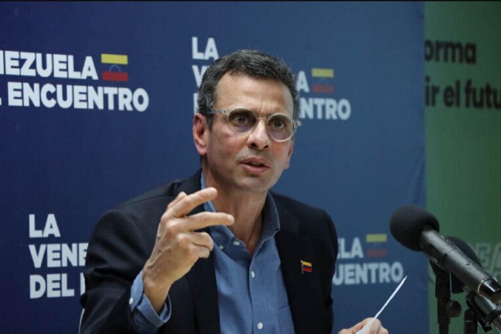Capriles exige ley de amnistía amplia y sin excepciones antes de debate clave en la AN