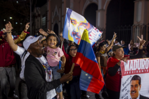 Chavismo trancó centro de Caracas a un mes de la captura de Maduro