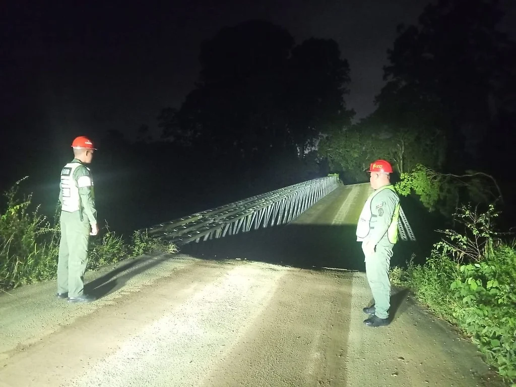 Colapsa puente en la Troncal 001 en Mérida tras fuertes lluvias