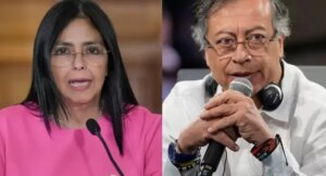 Delcy Rodríguez y Gustavo Petro se reúnen el 14 de marzo