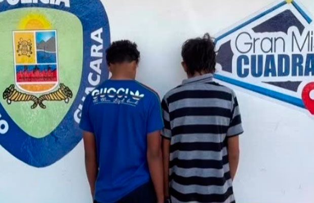 Detienen a dos adolescentes por hurto en Carabobo