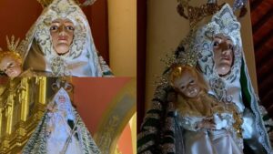 Devotos honran a la Virgen de La Candelaria