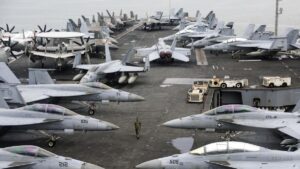 EEUU derriba un dron iraní cerca de su portaaviones y escala la tensión en el estrecho de Ormuz