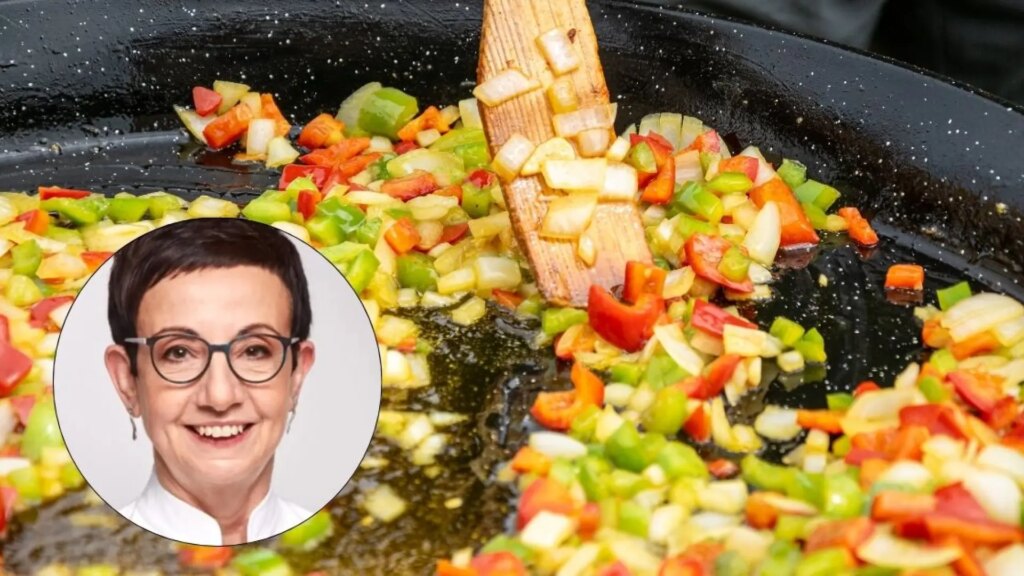 "El sofrito debe llevar cebolla, puerro, chalota o ajo y perejil"
