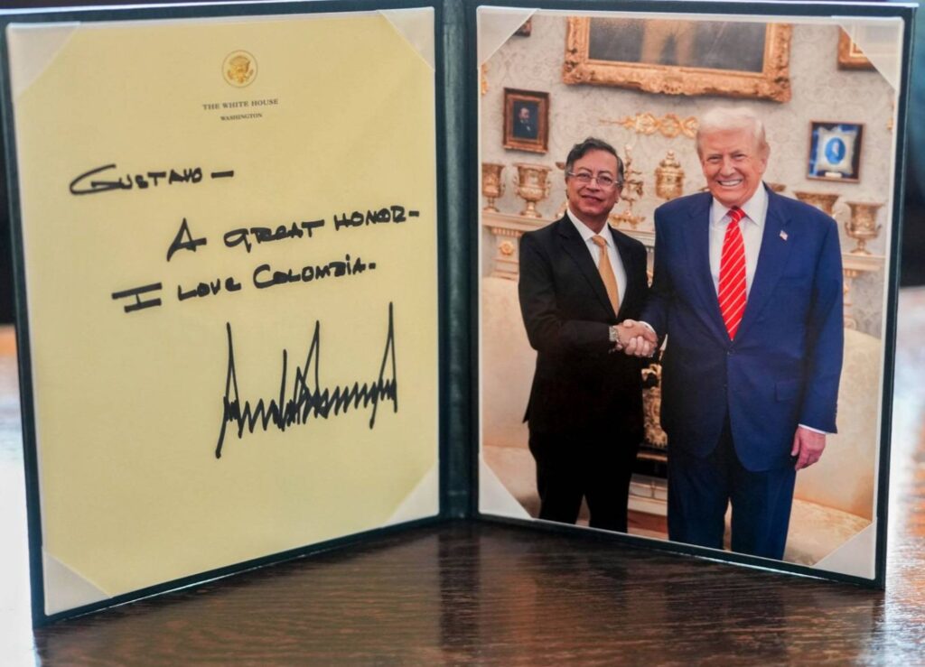 Encuentro Petro-Trump en Washington dura más de dos horas y termina en tono cordial