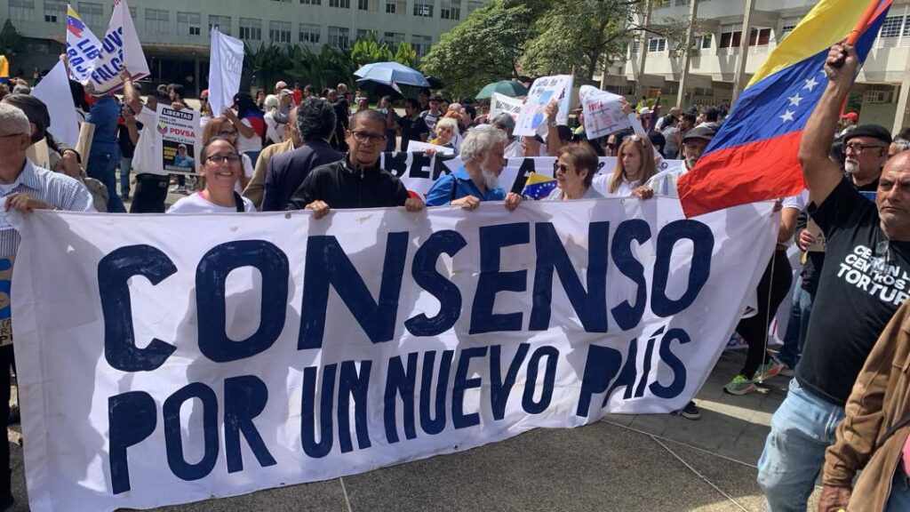 Amnistía presos políticos UCV protesta Nicmer Evans