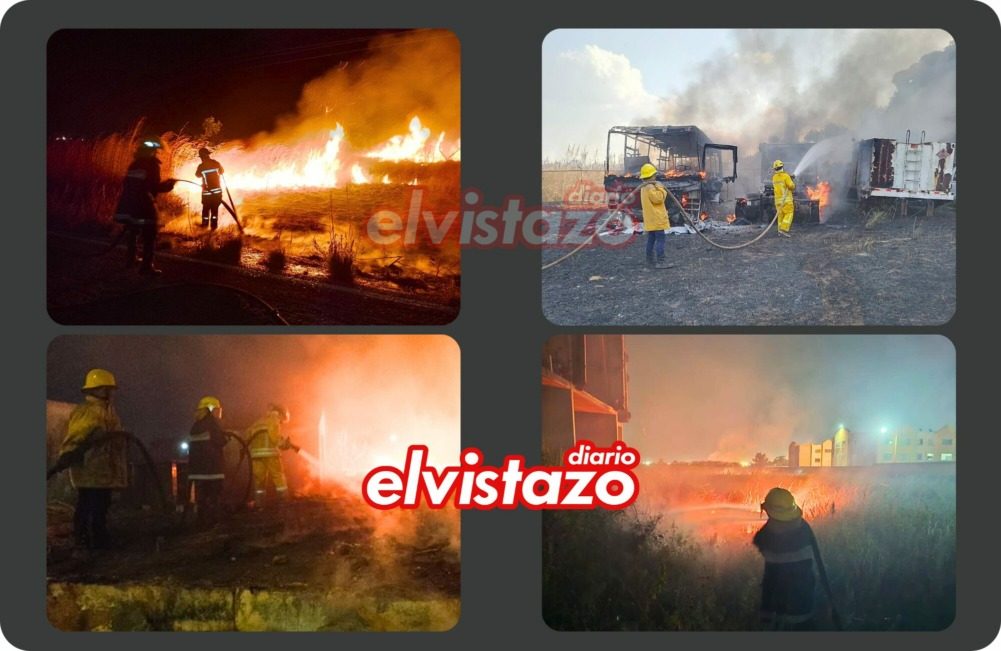 Faena agotadora: Bomberos Estación El Tigre atendieron cuatro incendios de vegetación el lunes 9 de febrero