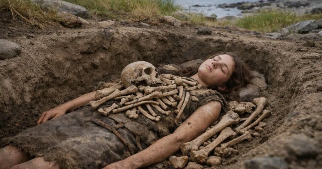 Hace 5.500 años enterraron a una adolescente con los huesos de su padre sobre el pecho y el ADN acaba de revelar por qué