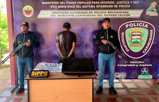 Hurtó un televisor al irrumpir en una vivienda en Falcón