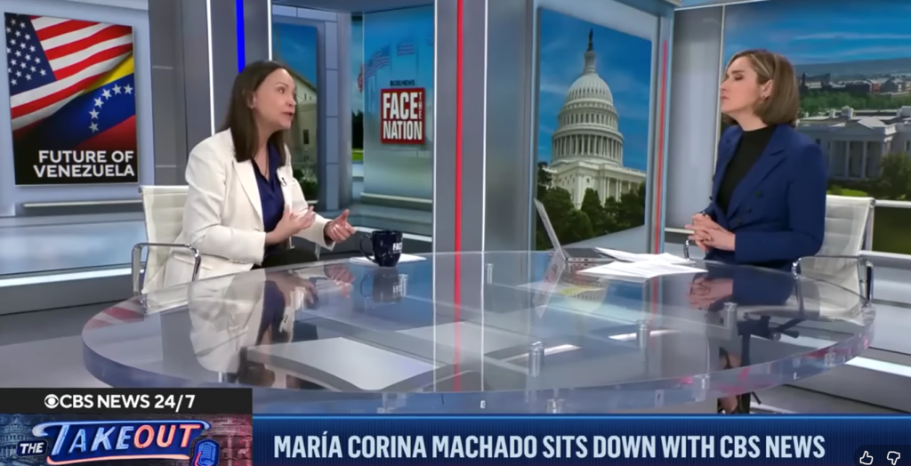 María Corina Machado: "No creo que se atrevan a matarme si regreso a Venezuela"