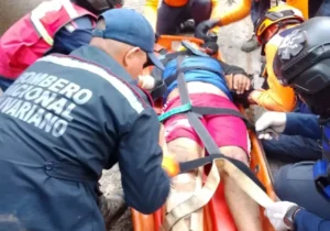 Mujer y PNB heridos tras caer en un barranco de Cojedes