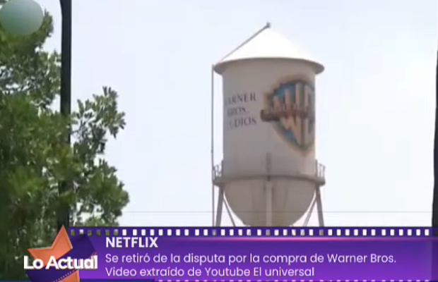 Netflix se retiró de la carrera por la compra de Warner Bros. 