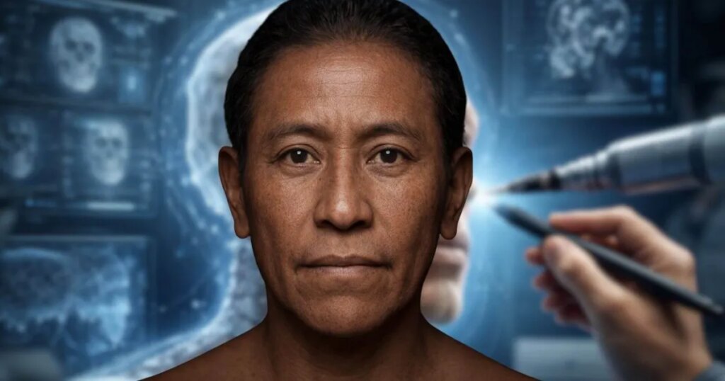 Recrean los rostros de cuatro momias colombianas tras eliminar digitalmente sus antiguas máscaras mortuorias