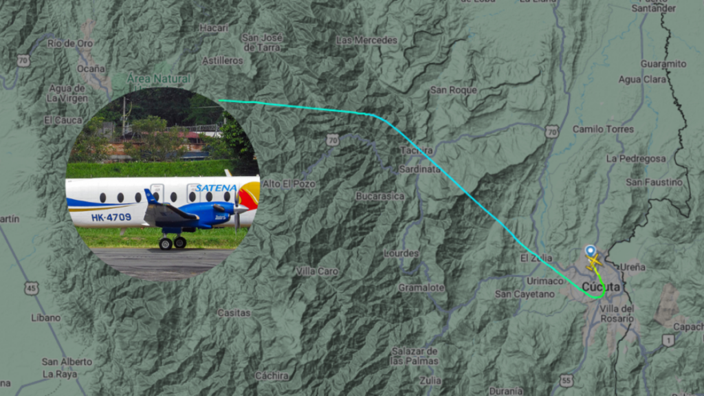 Revelan informe preliminar del accidente de avión de Satena que cubría la ruta Cúcuta