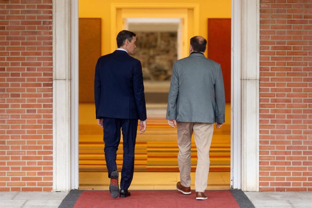 Sánchez y Junqueras se reunieron este viernes en Moncloa, una cita que no desbloqueó el traspaso del IRPF a Cataluña