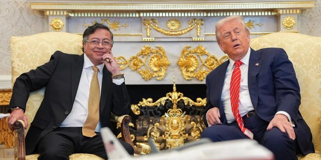 Trump recibe a Petro en la Casa Blanca con la máxima discreción para rebajar la tensión del último año