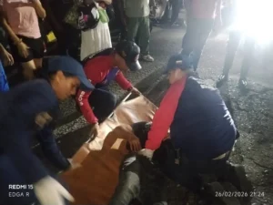 Un joven lesionado al derrapar su moto a escasos metros del aeropuerto de frontera