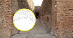 Un rompedor proyecto recupera centenares de grafitis romanos de las paredes del teatro de Pompeya