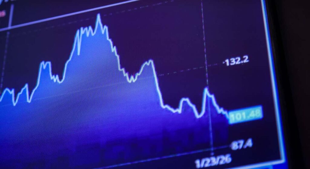 pierde más de un 1% ante las dudas por la IA y el derrumbe del bitcoin