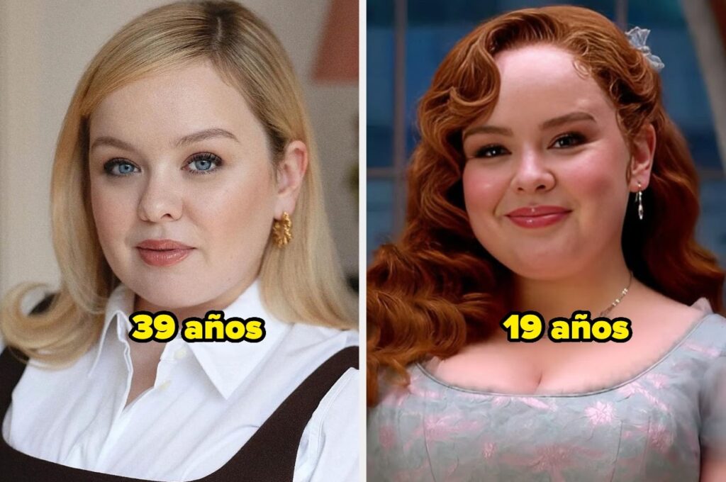 ¿cuántos años tienen los actores vs. sus personajes?