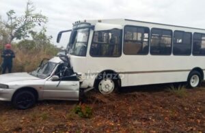 Accidente de tránsito en la vía El Tigre – Ciudad Orinoco cobró la vida de una funcionaria PNB que estaba embarazada