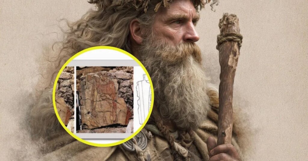 Arqueólogos descubren en un santuario galo-romano la primera representación pictórica documentada del dios celta Sucellus