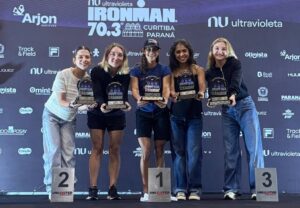Atleta guayanesa Camila Valdez conquista el primer lugar en el IronMan 70.3 de Brasil