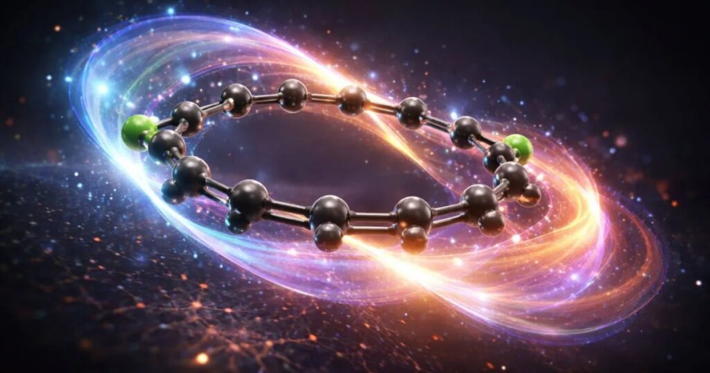Científicos crean una extraña molécula “media Moebius” que revela una forma completamente nueva de organizar los electrones