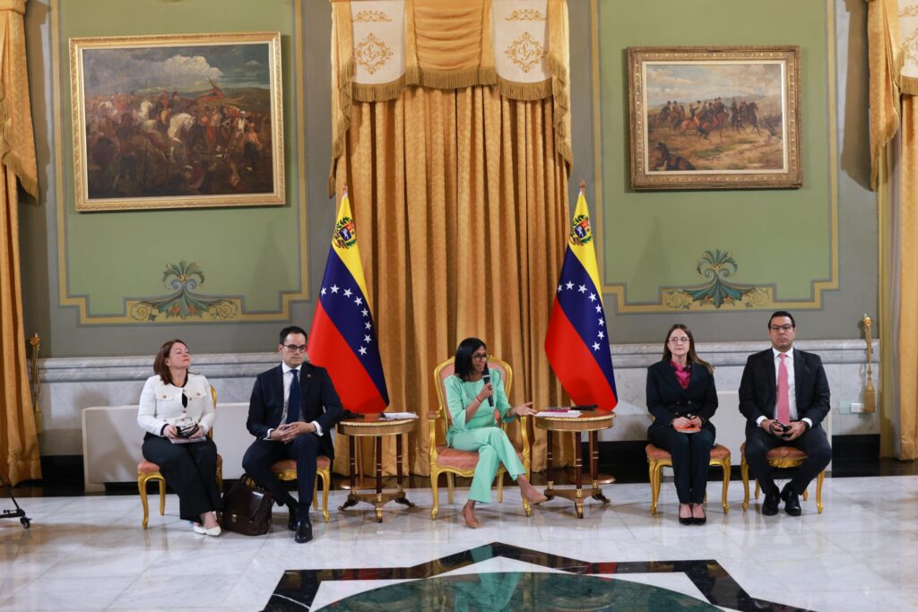 Delcy Rodríguez dijo que enviará una delegación diplomática a EEUU esta semana