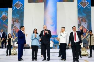 Delcy Rodríguez se acordó de Nicolás Maduro y pidió oraciones por su antecesor