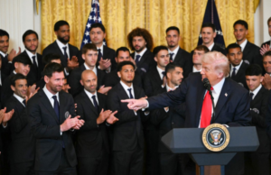 Donald Trump recibió a Lionel Messi y al Inter Miami en la Casa Blanca