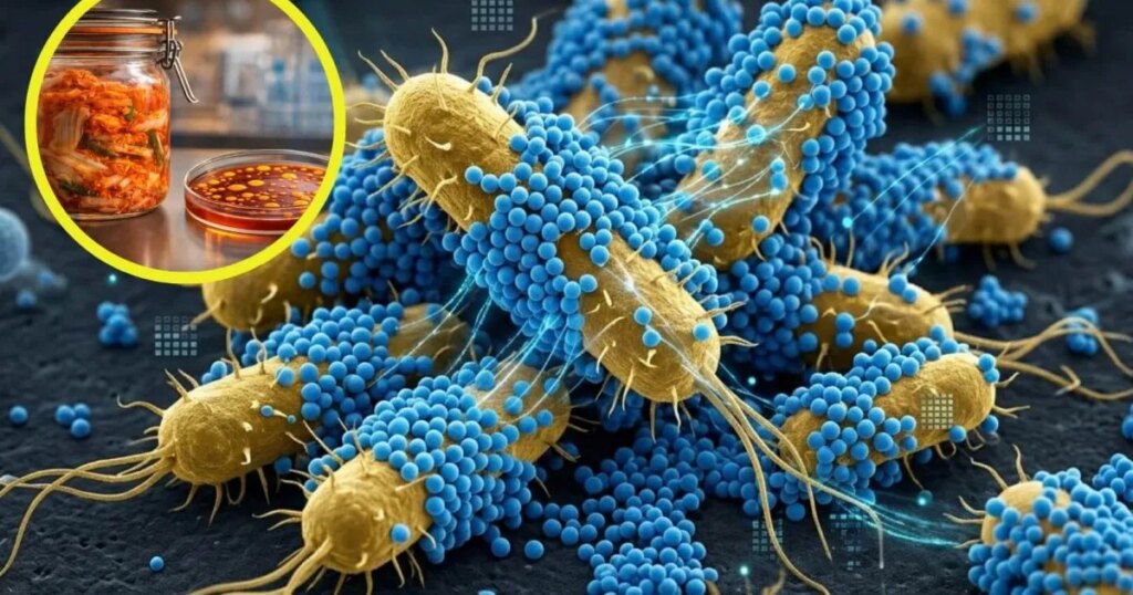 Identifican en el kimchi una bacteria capaz de ayudar a eliminar el doble de microplásticos de tu cuerpo