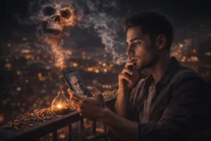 La historia de Nicotino: el hombre que sabía que fumar mata… pero igual fumaba