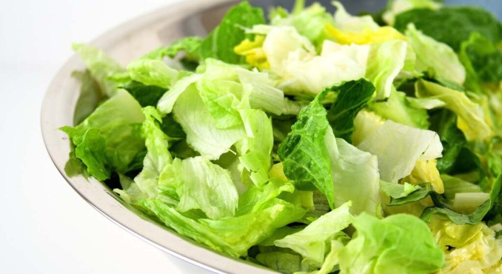 Las hojas lechuga duran el doble de tiempo crujientes en la nevera introduciéndolas en un recipiente de cristal envueltas papel absorbente