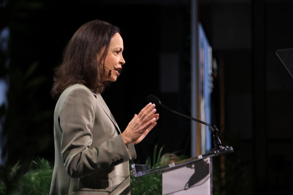 María Corina Machado presentó plan energético para la recuperación económica de Venezuela en el CERAWeek