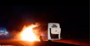 Motorizado murió calcinado tras impactar su moto
