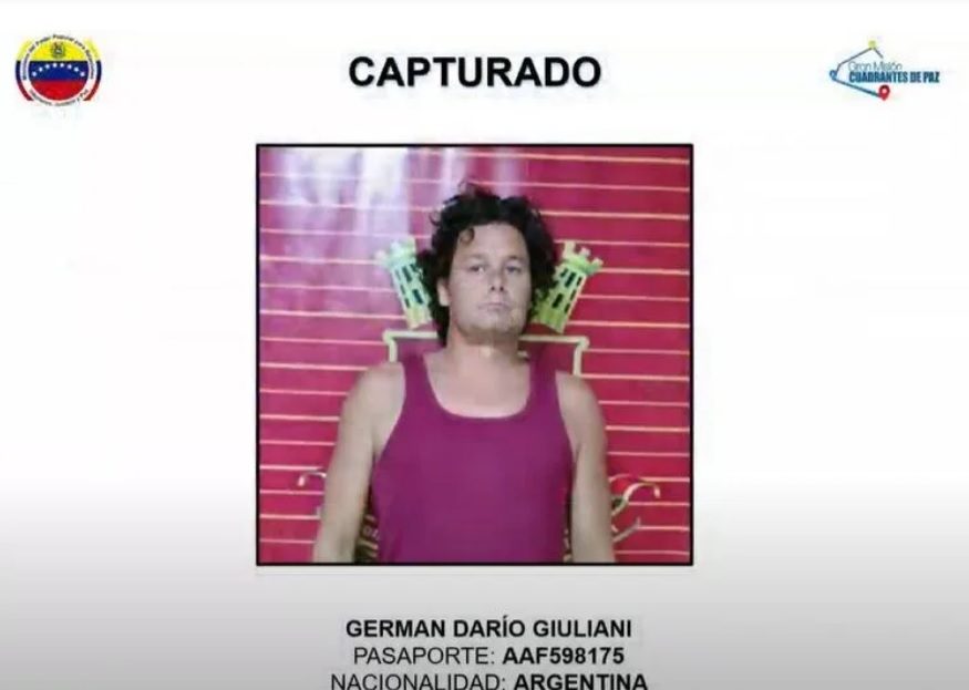 ONG y gremio de abogados en Argentina expresan su preocupación por la detención arbitraria de Germán Darío Giuliani en Venezuela - AlbertoNews