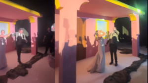 Pareja mexicana se vuelve viral en redes por recrear ‘La Casita’ de Bad Bunny en la fiesta de su boda