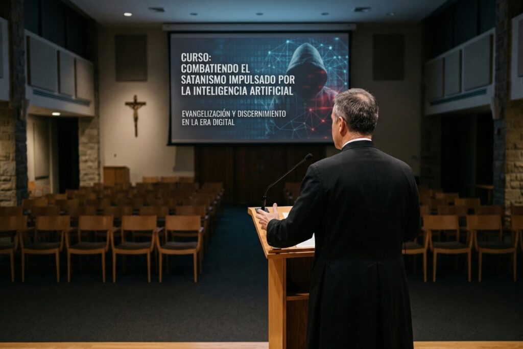 Sacerdote dictará curso para combatir el "satanismo impulsado por la inteligencia artificial"