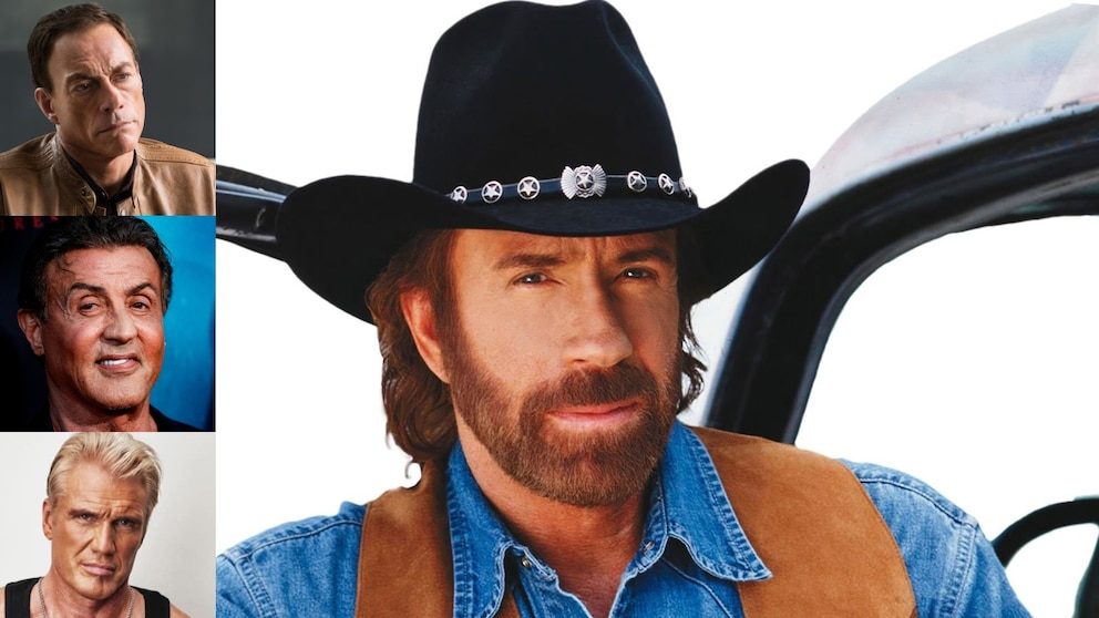 Silvester Stallone, Jean Claude Van Damme y Dolph Lundgren rindieron homenaje a Chuck Norris