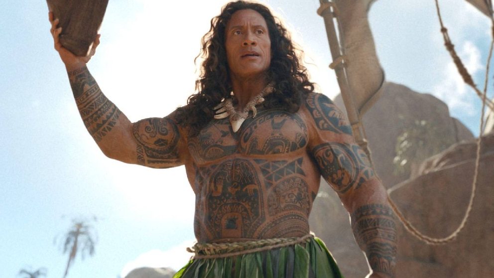 Tráiler live-action de "Moana" mostró la impresionante transformación de Dwayne Johnson como Maui (Video)