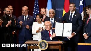 Trump anuncia la creación de una coalición militar anticarteles en la Cumbre Escudo de las Américas en Miami