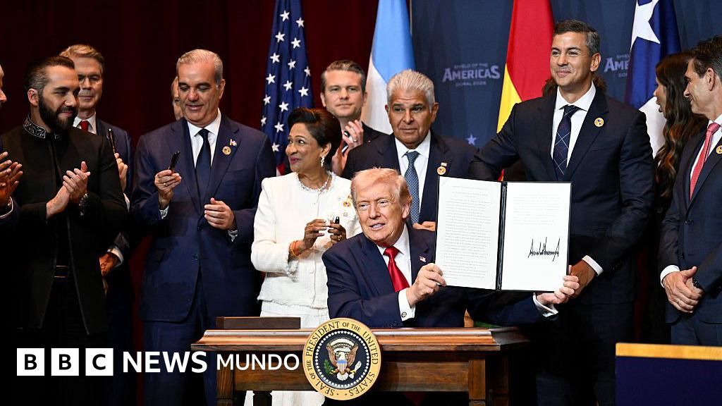 Trump anuncia la creación de una coalición militar anticarteles en la Cumbre Escudo de las Américas en Miami