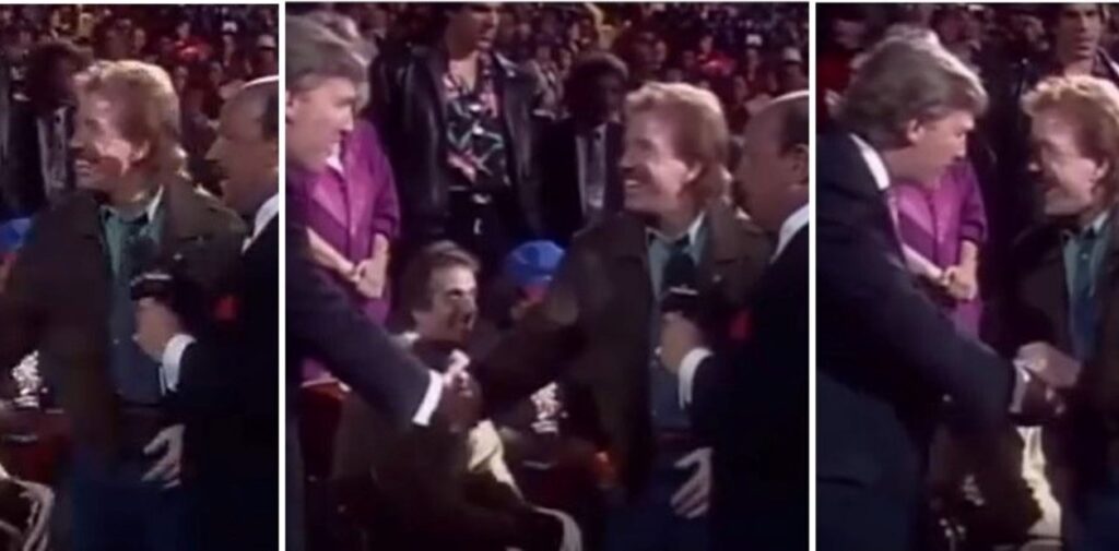 VIDEO: El día en que Chuck Norris conoció a Donald Trump