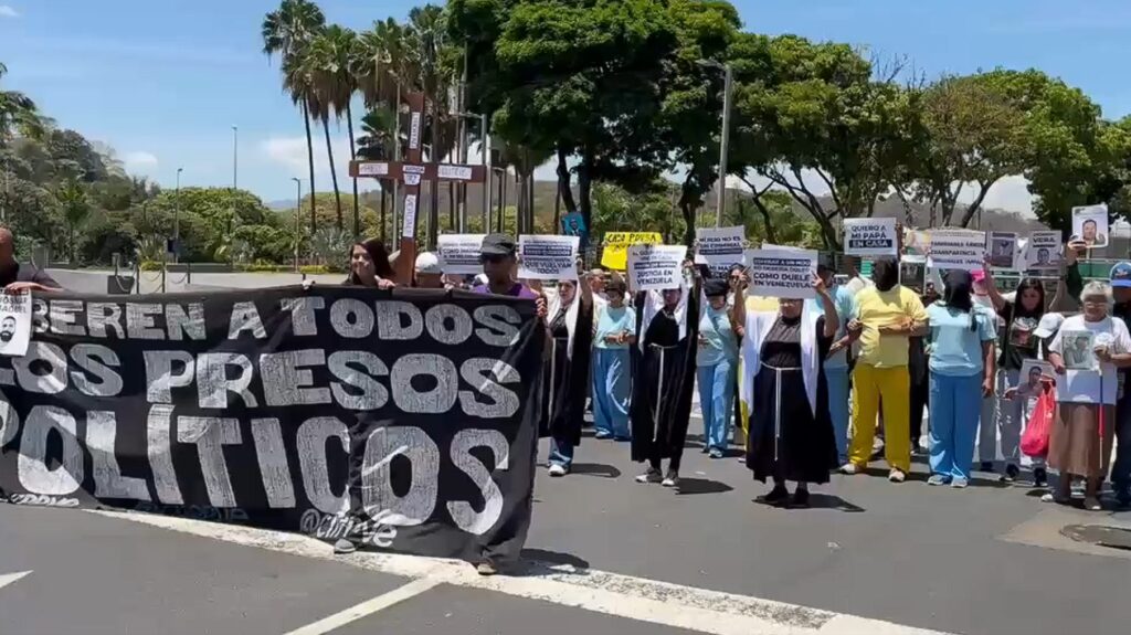 VIDEO: madres de presos políticos claman en la Nunciatura Apostólica "como María, al pie del dolor"
