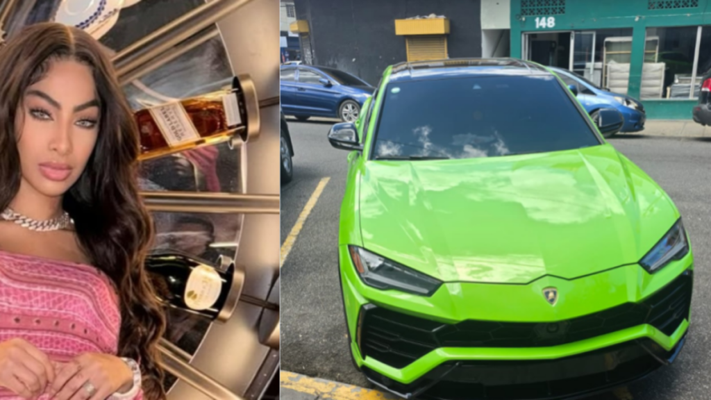 la ‘influencer’ iba en un lujoso Lamborghini al momento del arresto